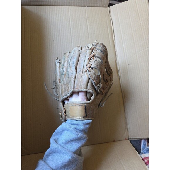 Vintage Johnny Walker Baseball Glove GX 12 Cowhide Nylon Stitched Left Hand - Picture 8 of 10